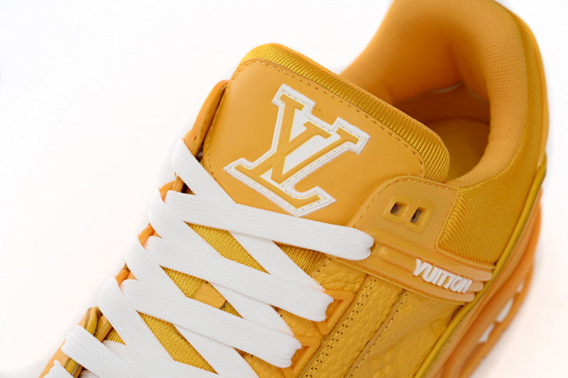 LV Trainer Yellow Embossed