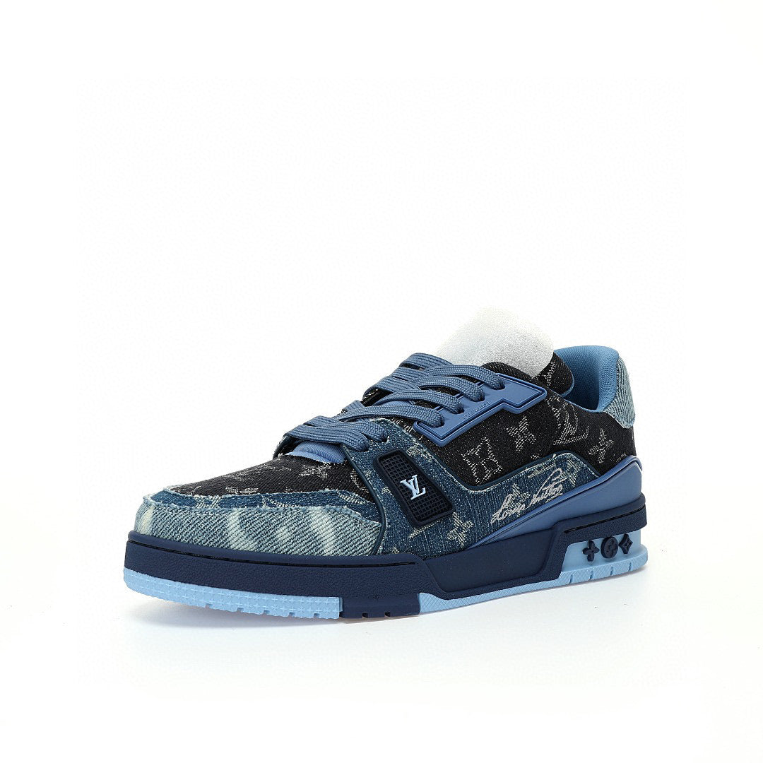 LV Trainer Dark Blue Monogram