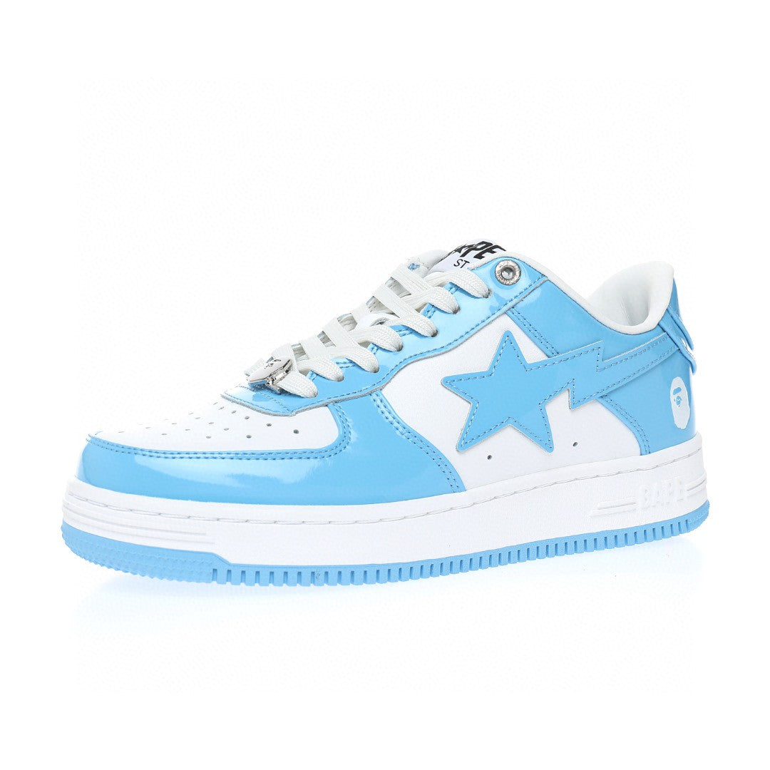Bapesta Patent Leather Baby Blue