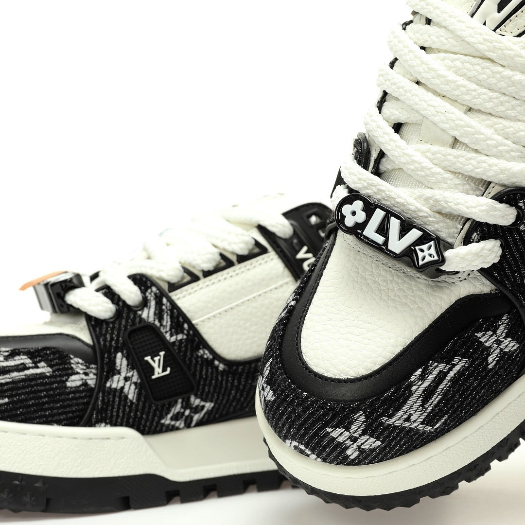 LV Trainers Chunk Denim