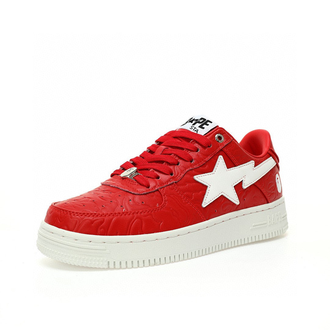 Bapesta Highsnobiety Red