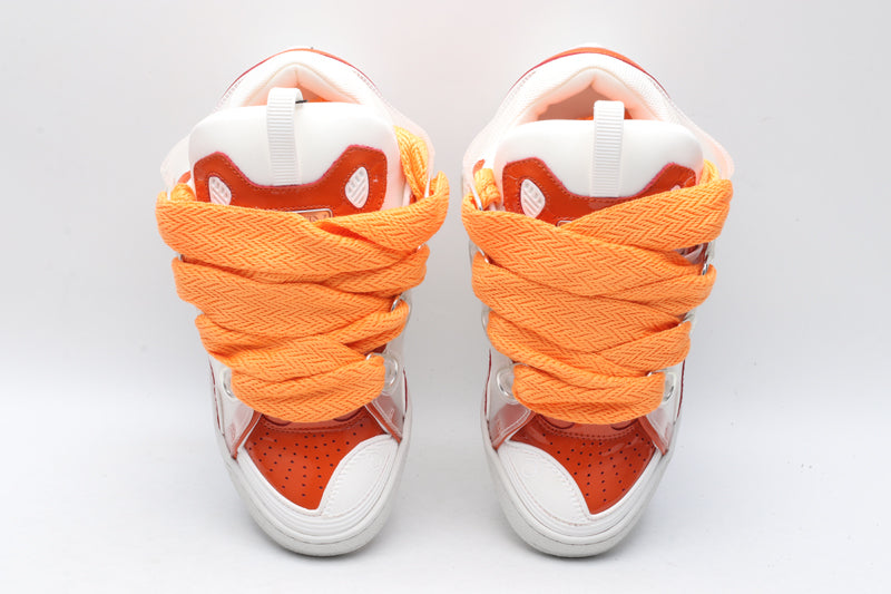 Lanvin Curb Patent Orange
