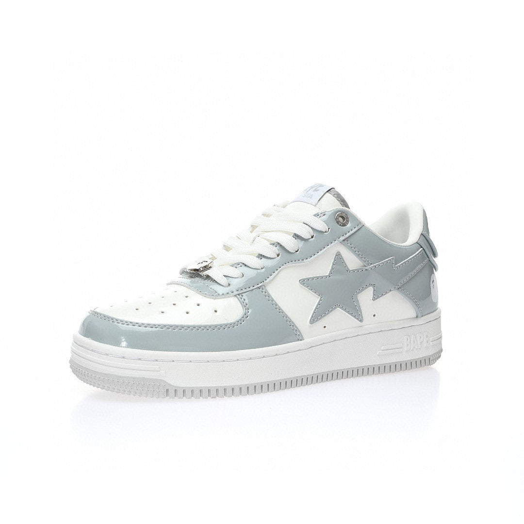 Bapesta Patent Leather Grey