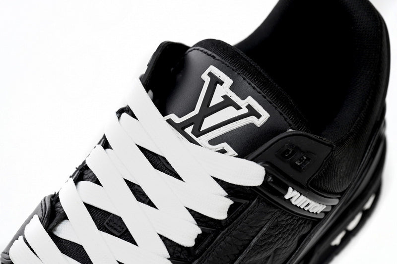 LV Trainer Black Embossed