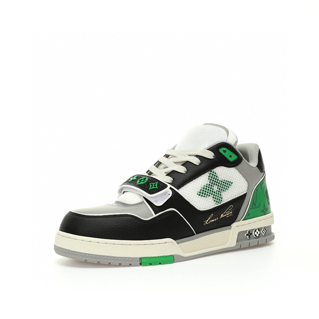 LV Trainer Sneaker Green