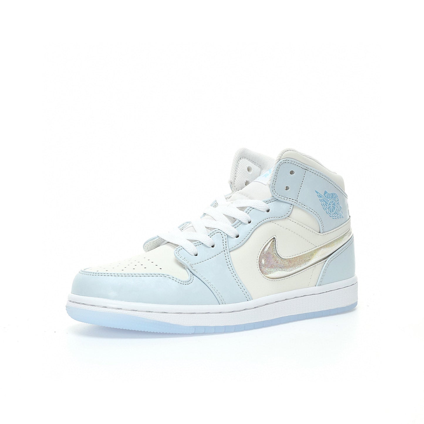 J1 Mid Glitter Swoosh