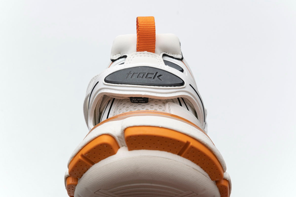 Balenciaga Track Led White Orange