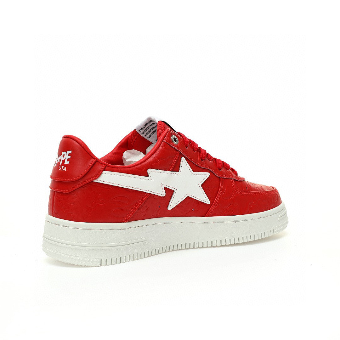 Bapesta Highsnobiety Red
