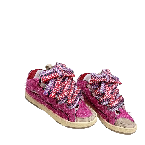 Lanvin Curb Pink Distressed