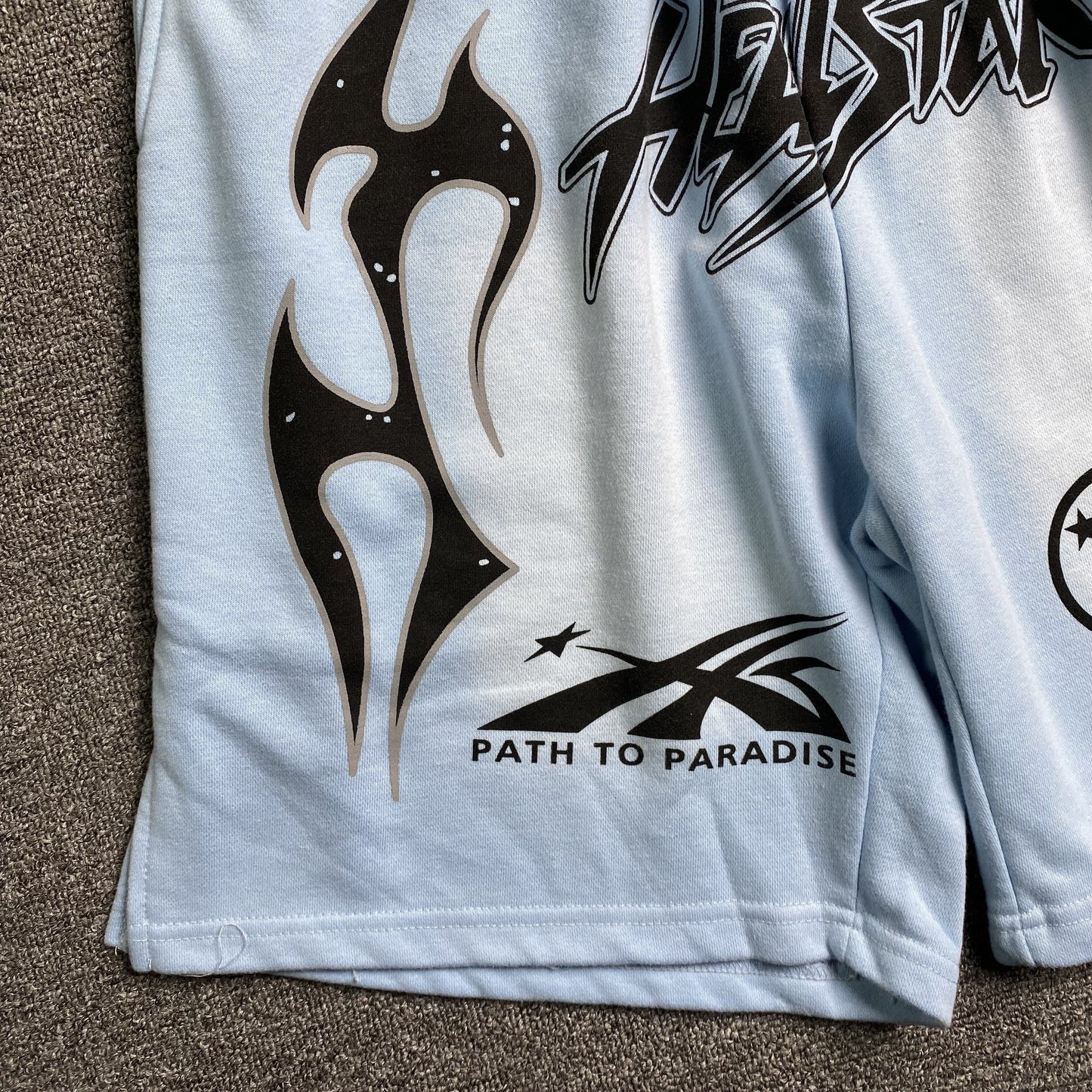 Hellstar Sky Blue Shorts