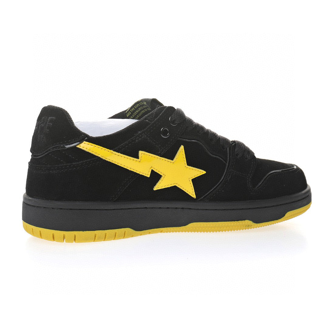 Bapesta Sk8 Sta Black & Yellow
