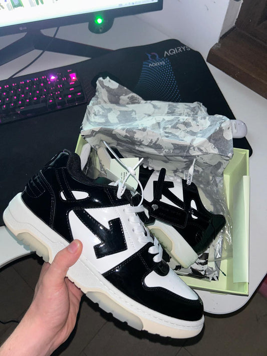 Off White Out Of Office Patent Black
