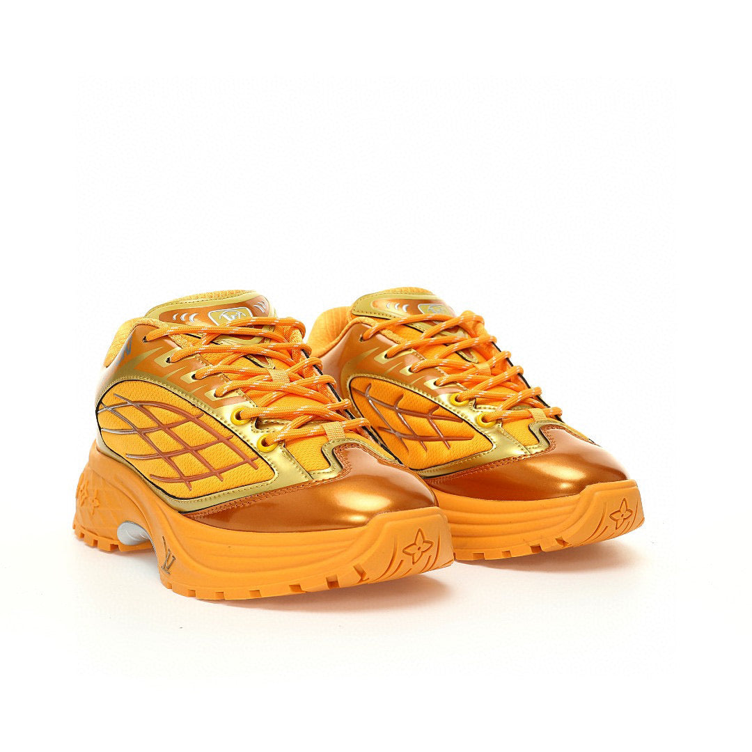 LV Discovery Lace Up Orange