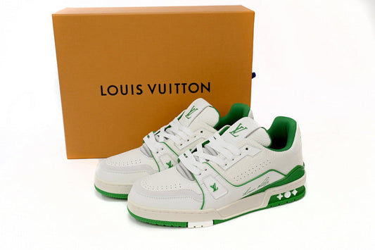 LV Traine White Green Lychee