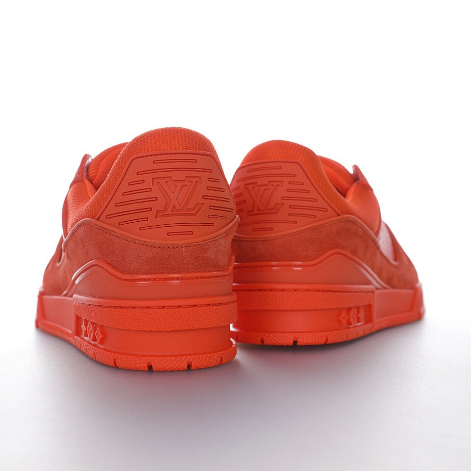 LV Trainer Red Leather