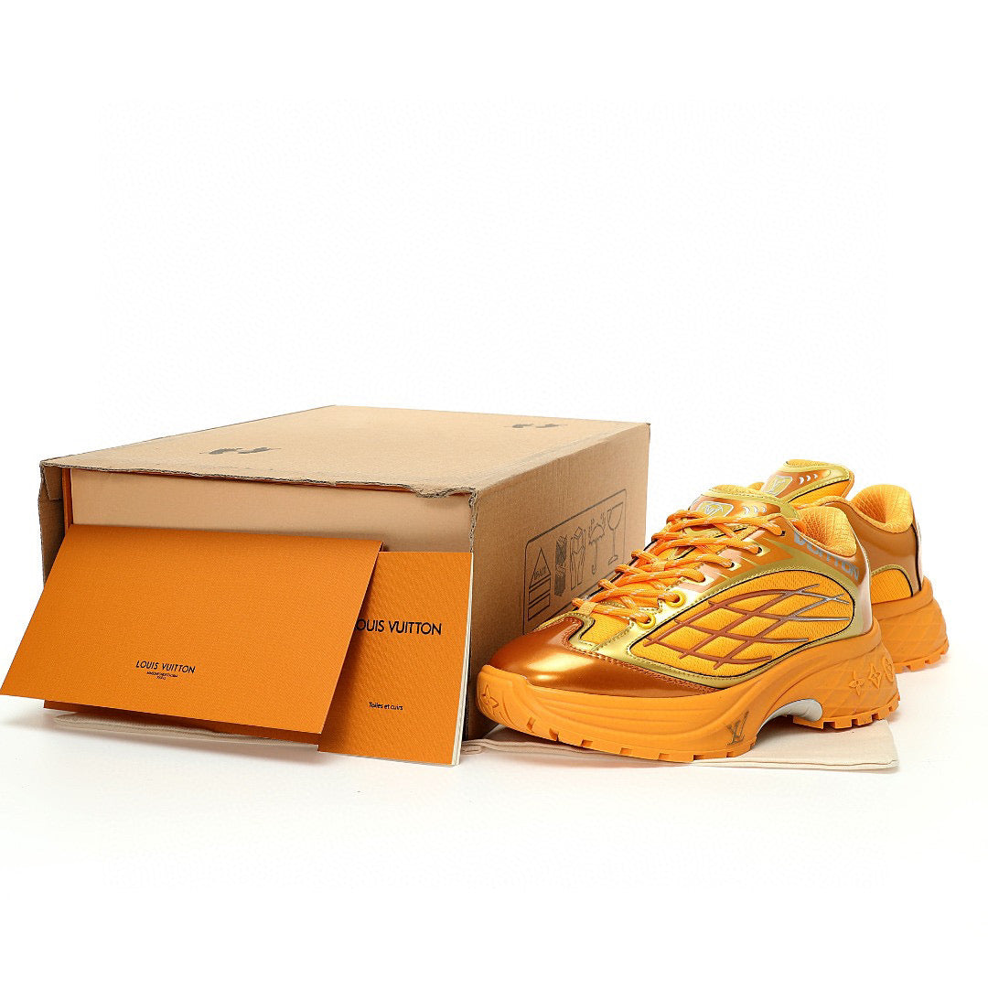 LV Discovery Lace Up Orange