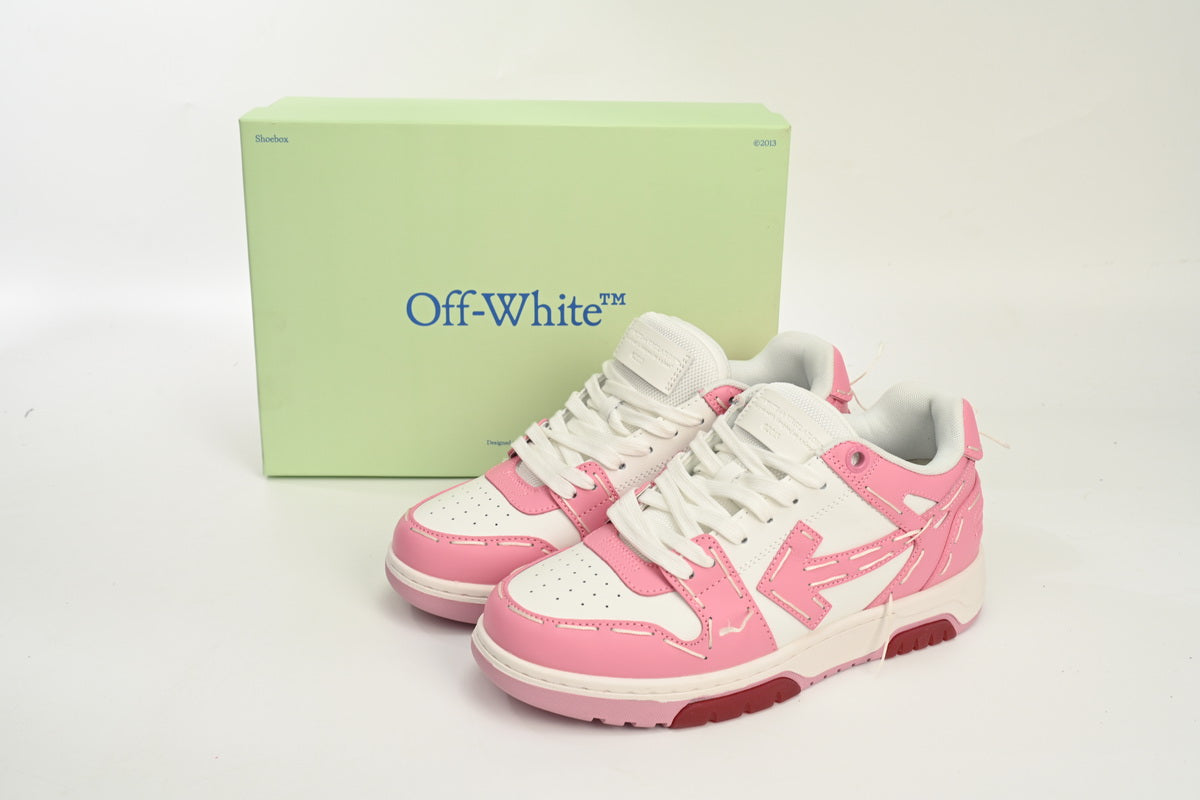 Off White Out Of Office Pink & White
