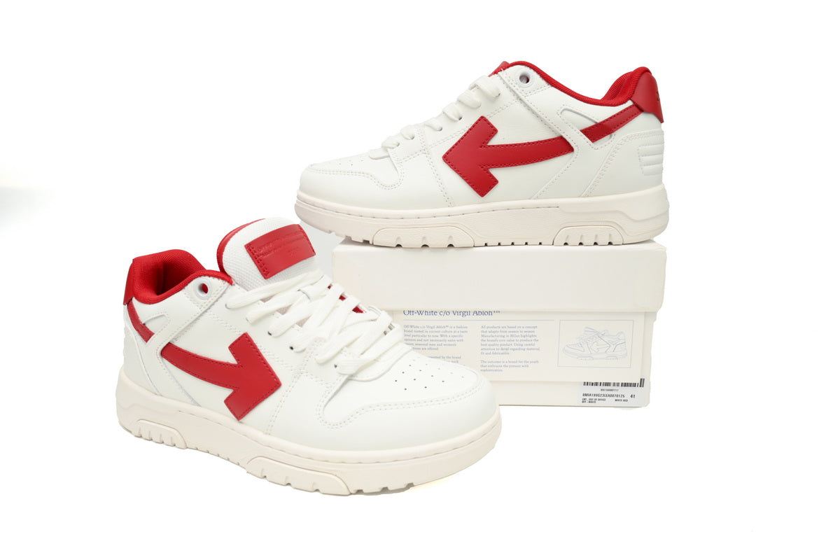 Off White Out Of Office Red Velvet