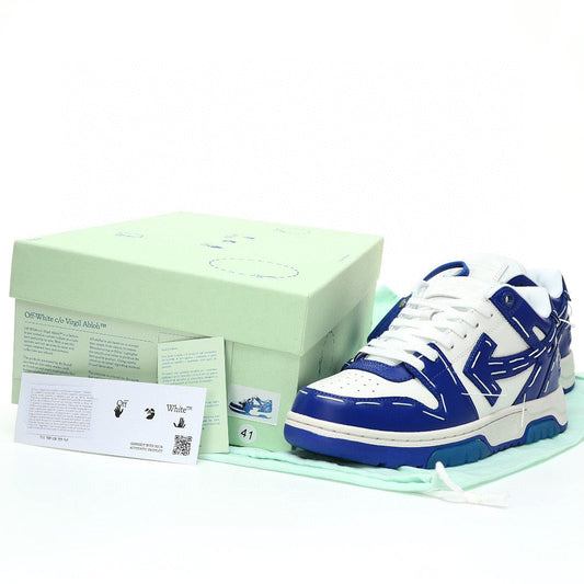 Off White Out Of Office Dark Blue Stitched