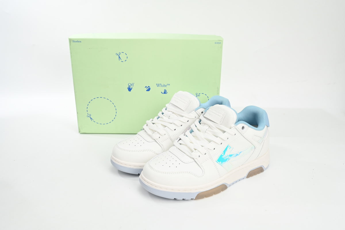 Off White Out Of Office Blue White Blue Discoloration