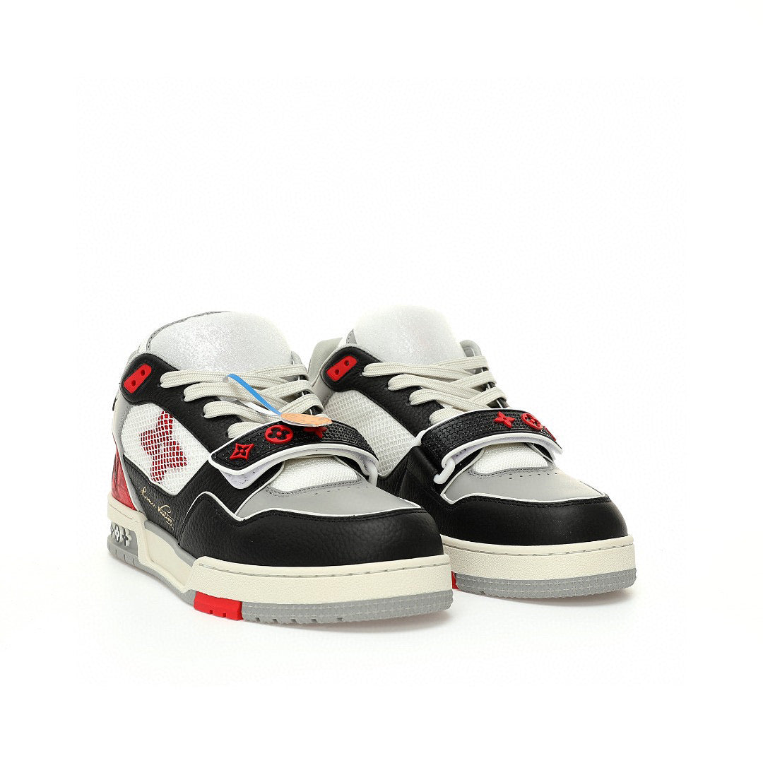 LV Trainer Sneaker Red