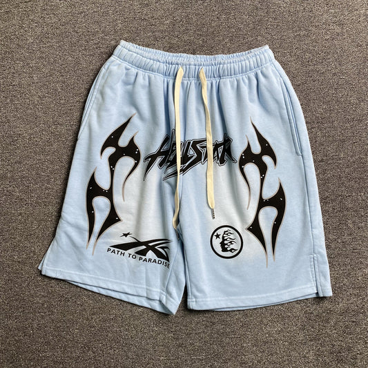 Hellstar Sky Blue Shorts