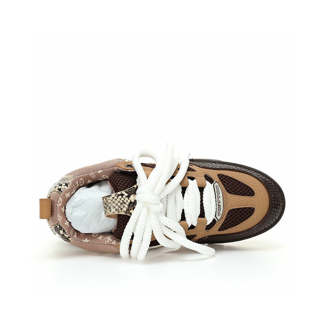 LV Skate Brown Snakeskin
