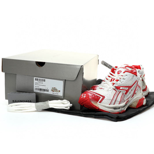 Balenciaga Runners White Red