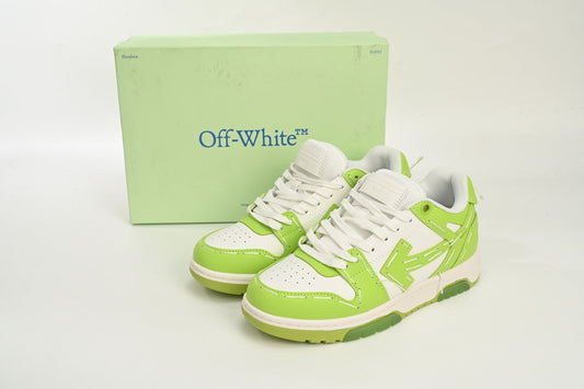 Off White Out Of Office Lime Green & White