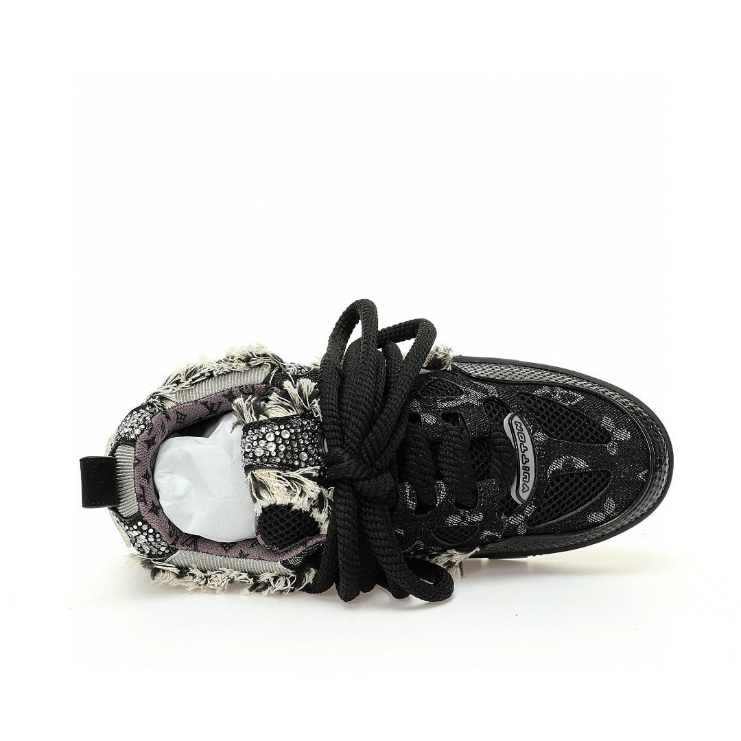 LV Skate Black Rhinestone