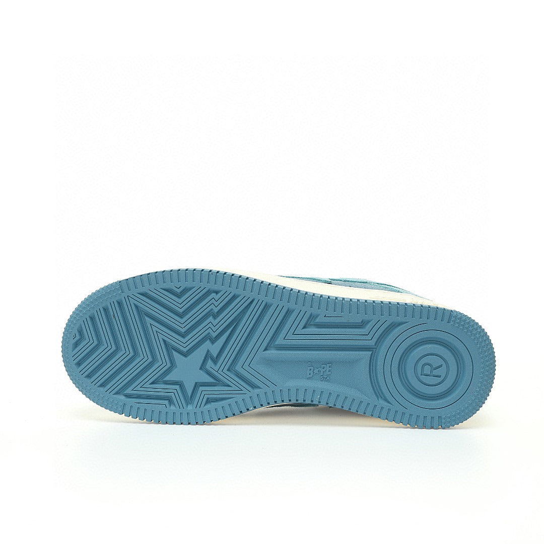 Bapesta Blue Suede