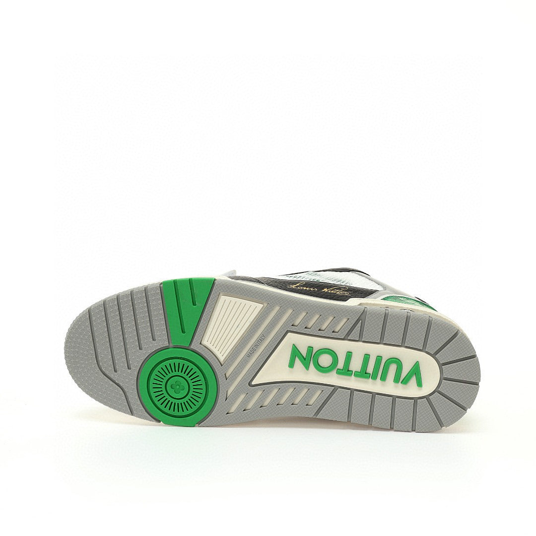 LV Trainer Sneaker Green