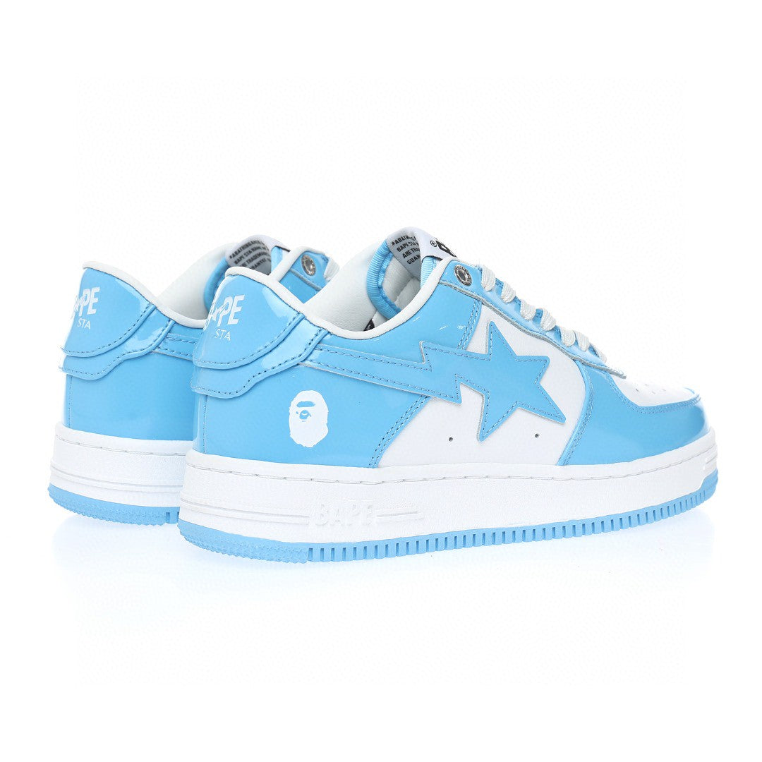 Bapesta Patent Leather Baby Blue