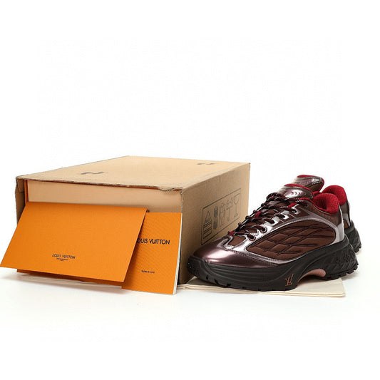LV Discovery Lace Up Burgundy