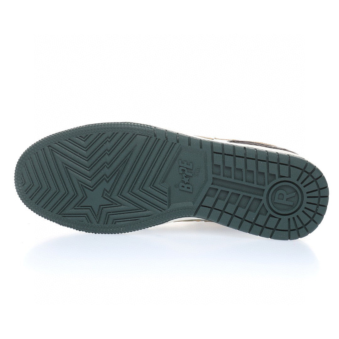 Bapesta Sk8 Sta Low Green Camo
