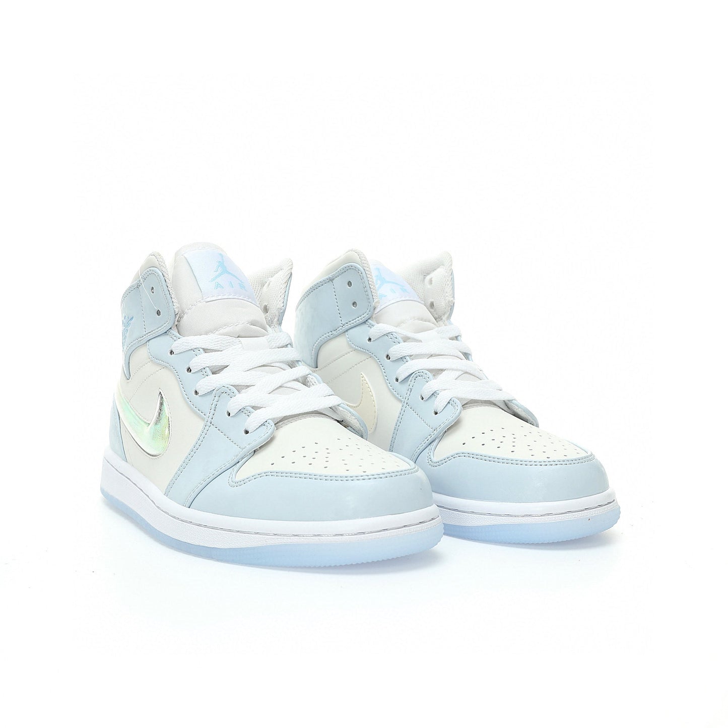J1 Mid Glitter Swoosh