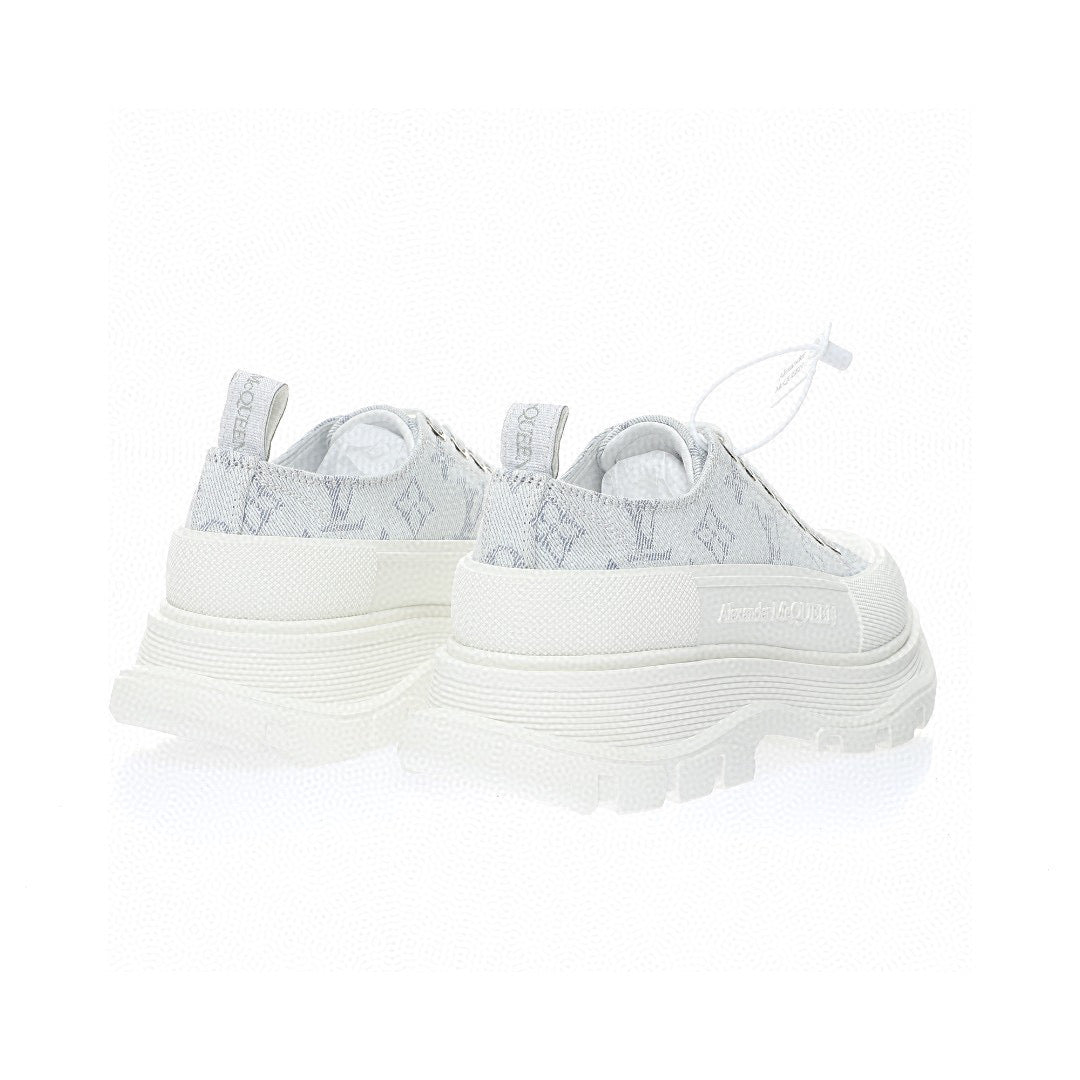 McQueen LV White Denim