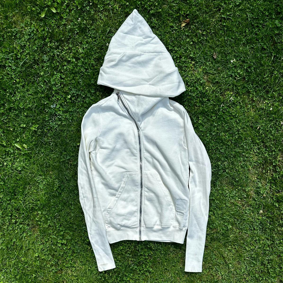 Rick Owens Mountain Zip-up White