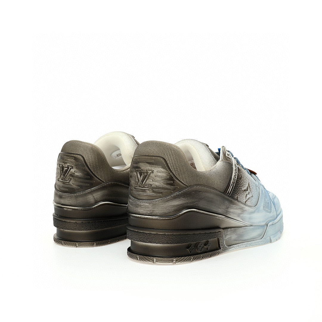 LV Trainer Baby Blue Black