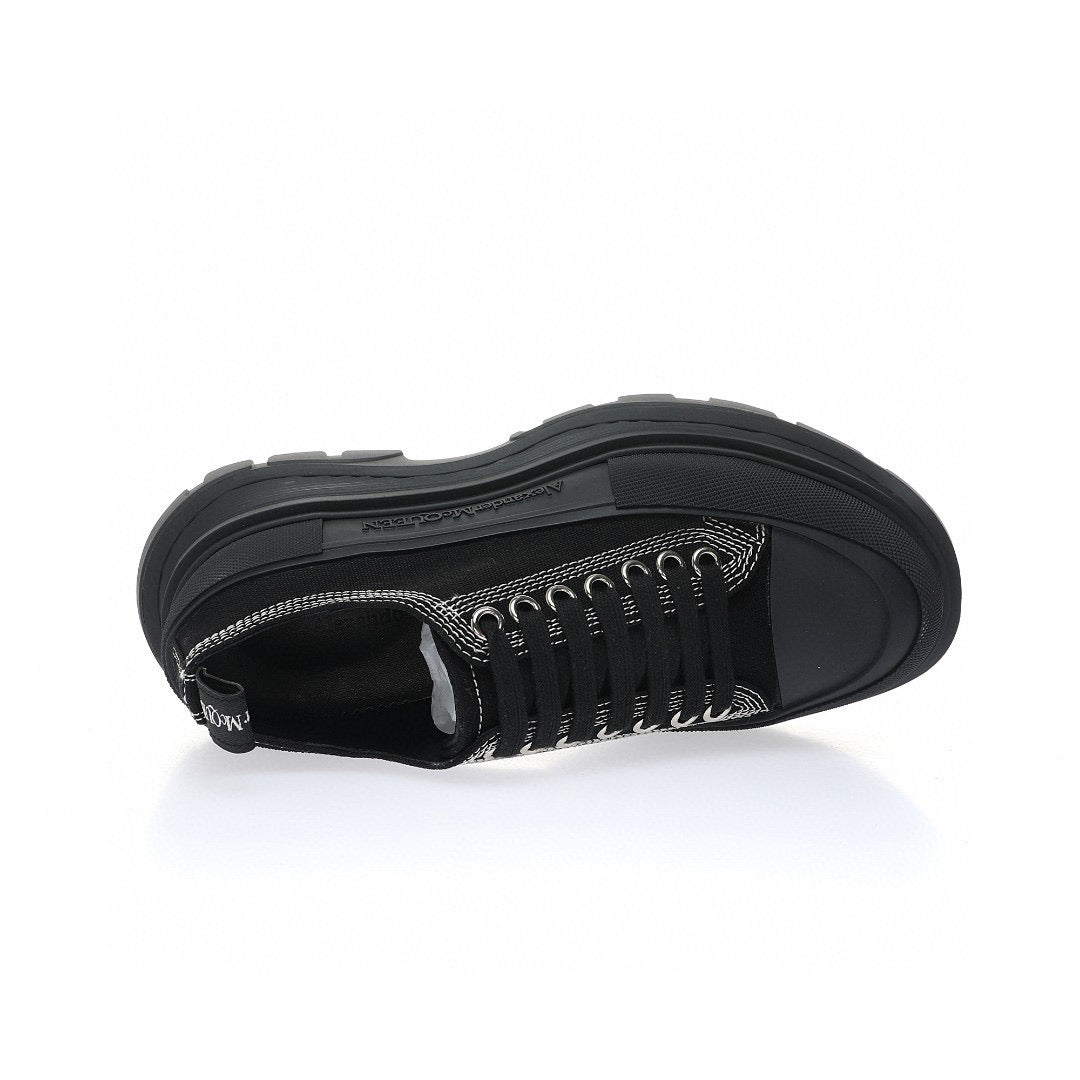 McQueen White Stitching