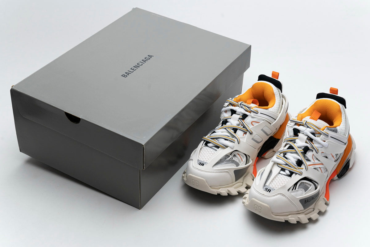 Balenciaga Track Led White Orange