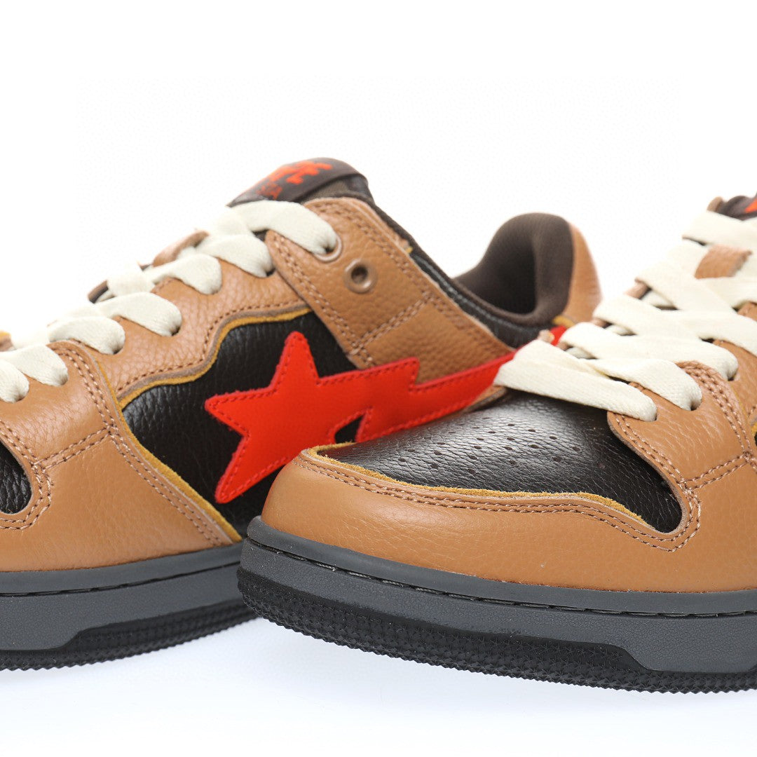 Bapesta Sk8 Sta Orange Camo
