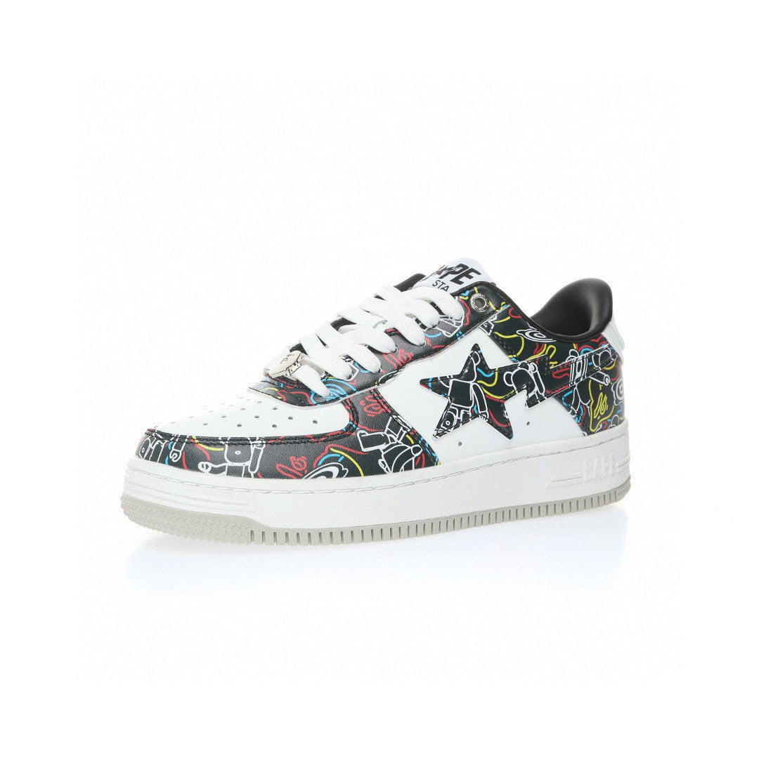 Bapesta Black Doodles