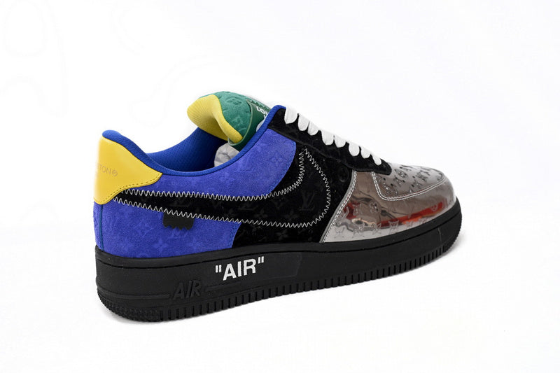 LV Air Force 1 Silver White