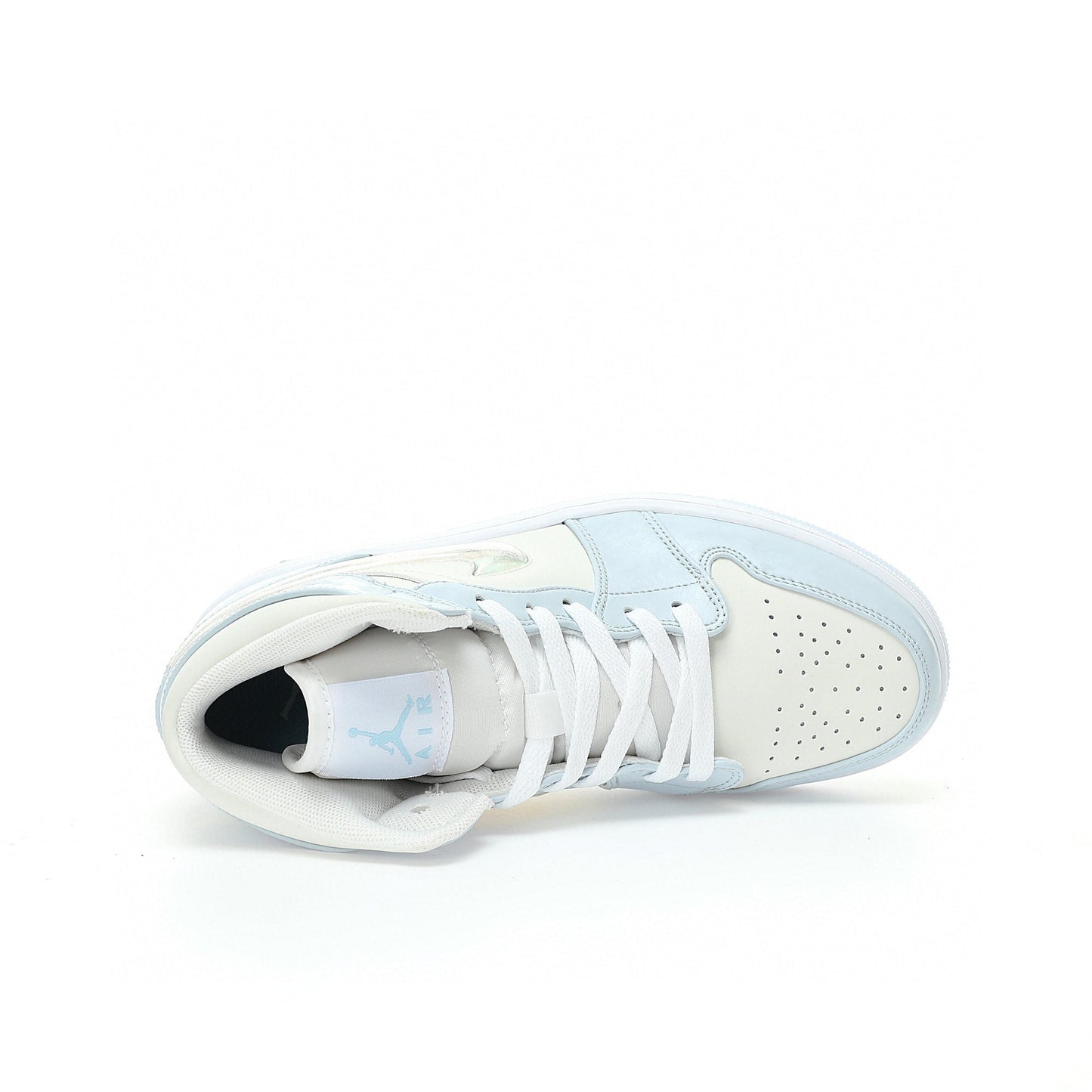 J1 Mid Glitter Swoosh