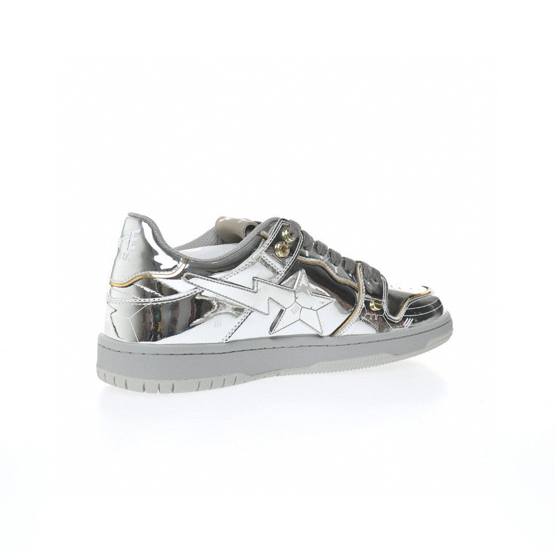 Bapesta Sk8 Sta Silver