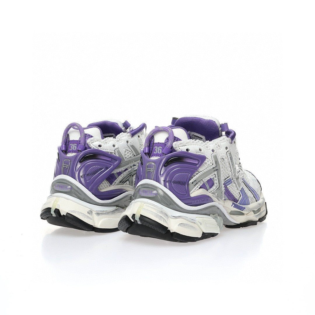 Balenciaga Runners White Purple
