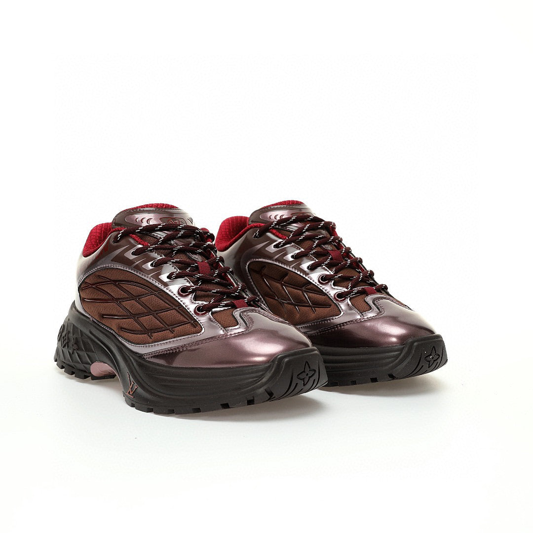 LV Discovery Lace Up Burgundy