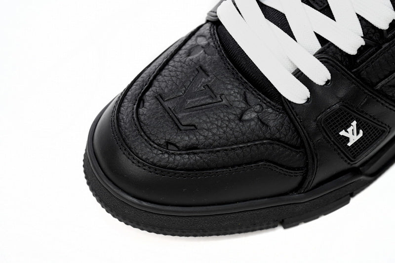 LV Trainer Black Embossed