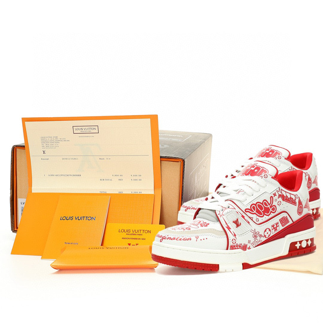 LV Trainer Red Doodle